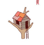 tree House icon vector illustration N2