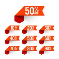 Sale discount labels