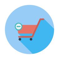 Cart flat single icon N13