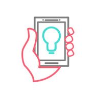Mobile phone with idea