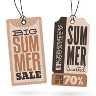Summer Sales Hang Tags N5