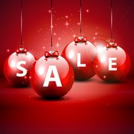 Christmas Sale Red Background N2