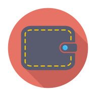 Purse flat icon N3