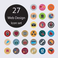 Set of web icons for business