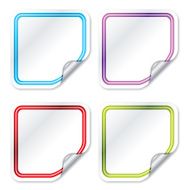 Blank color stickers 2