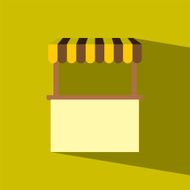 kiosks flat icon vector illustration eps10 N2