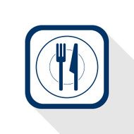 cutlery flat icon