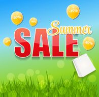 Summer Sale Concept Vector Illustration N5