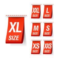 Size clothing labels N4
