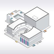 Shopping Mall Illustration