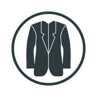 Jacket vector icon isolated N2