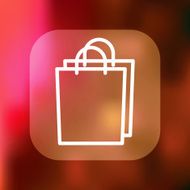 Superlight Interface Shopping Bag Icon