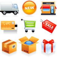 Shopping Icons - Juicy Series
