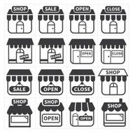 shop and store icon