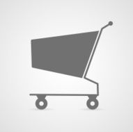 Vector shopping cart icon N10