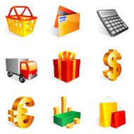 Shopping Icons N286