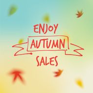 vector autumn sale background N2