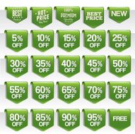 Discount price tag set N9