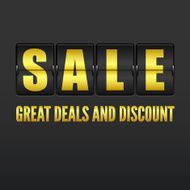 Sale analog flip clock display