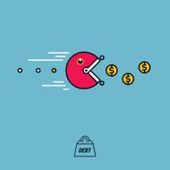 Debt eats your money
