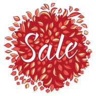 Red colors sale illustration