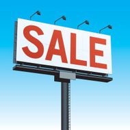 Sale billboard