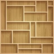 Wooden shelves N3