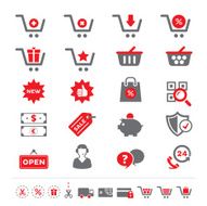Shopping Icons N289