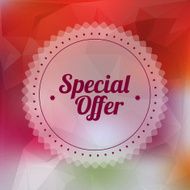 Modern vintage transparent sale badge
