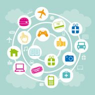 Online Business Icons - Vector Illustration N27