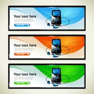 Collection of advertising banners