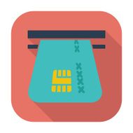 Credit card single flat icon N15