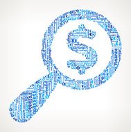Money Search on Business and Finance Word Cloud N2