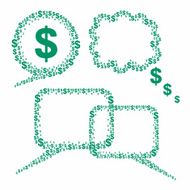 Dollar Sign speech bubbles