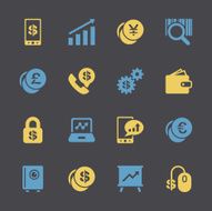 Finance and Trading Icons - Color Series