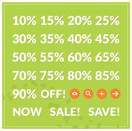 Percent Off Numbers