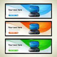 Collection of advertising banners N2