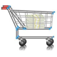 Money in shopping cart N2