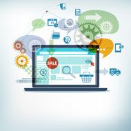 On-line Shopping Concept