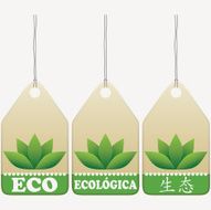 Eco tags signs