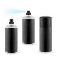 Black spray cans