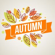 Autumn background with leaves N42