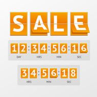 Vector Countdown Timer Sale N2