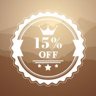 Flat design special offer label - VECTOR N4