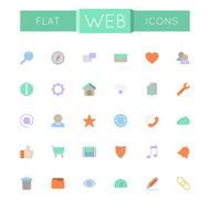 Vector flat web icons N2