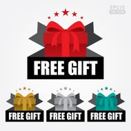 Free Gift Sign and Tag