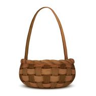 Wicker basket isolated