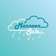 Monsoon offer and sale banner flyer or poster N11