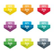 Origami Sale Labels N2