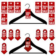 vector hanger sale tags